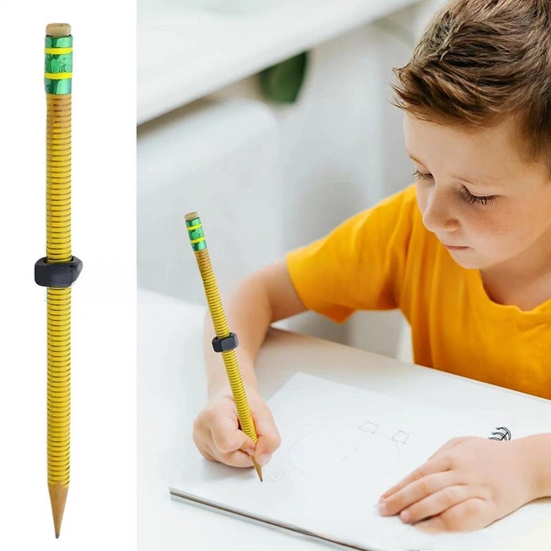 Threaded Pencil, Threaded Pencil Fidget, ADHD Pencils with Nut, Silent Fidget Pencils for ADHD & Anxiety, Stress Relief Pens, Textured Grip for School, Home - Image 4